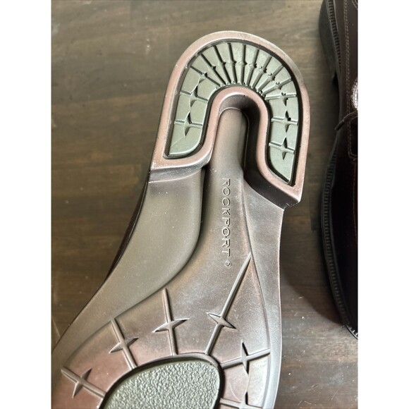 ROCKPORT Hydro-Shield Waterproof Black Dress SZ 9M SHOES - Picture 9 of 12